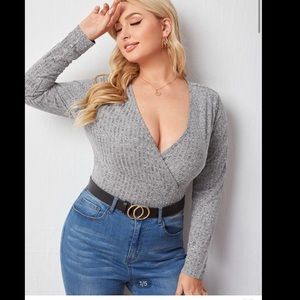 Rib knit top